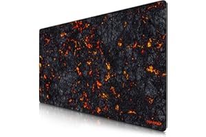 TITANWOLF - Alfombrilla de Ratón de Gran Tamaño 1200x600mm - Mouse Pad Gaming XXXL – para Precisión y Velocidad en Juegos - Antideslizante - Superficie de Tejido - para Ratón y Teclado