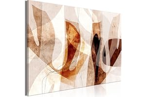 murando Quadro tropische Motivo geometrico 120x80 cm 1 pezzo Stampa su tela in TNT XXL Immagini moderni Murale Fotografia Grafica Decorazione da parete Astratto come dipinto a-A-0808-b-a