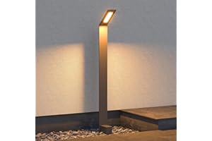 Mai & Mai Lampe sur Pied Extérieur Gris Foncé 128x98x808mm Éclairage Extérieur de Jardin LED IP65 Desgin Pfadfinder