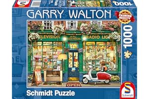 Schmidt Spiele 59605 Garry Walton, electronics store, 1000 piece jigsaw puzzle