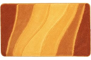 KLEINE WOLKE Meusch 2322539311 Dywanik łazienkowy Ocean, 70 x 120 cm, szafran