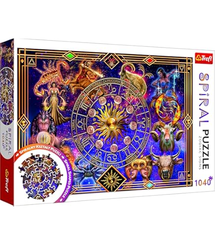 Puzzle Adulte 1000 Pièces Clementoni - Carte Astrologique HQC, 70x50 Cm, Fabriqué En Italie Avec Matériaux Recyclés | Idéal Pour Détente Et Déco