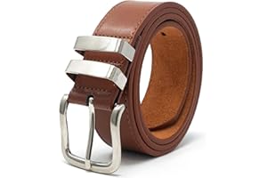 Ossi 38mm Belt with Double Loop for Men in Black, Brown or Tan