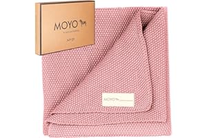 MOYO Kocyk niemowlęcy, bajeczny kocyk dziecięcy, bawełniany (100% ekologiczny, GOTS) – 100% neutralny dla klimatu, oddychający kocyk dla niemowląt, miły w dotyku, prezent dla chłopców i dziewczynek (rozmarzona pochwa)