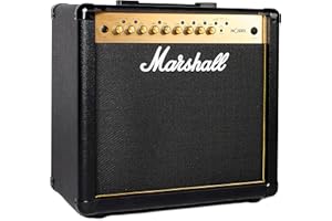 Marshall MG50GFX Wzmacniacz gitarowy Combo z wbudowanymi efektami, wzmacniacz treningowy odpowiedni do gitary elektrycznej - Czarny i złoty