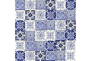Cerames Piastrelle Mosaico Messicane Tono – 30 ceramiche mattonelle messicane decorative per bagno, doccia, scale, parete posteriore della cucina | Tessere mosaico ceramica 10,5x10,5 cm