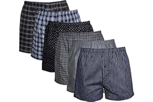 Sock Stack Pack Of 6 Kids Boxers Woven Boxershorts Underpants Loose Fit Comfort Elastic Waistband Boys Boxer Underwear For Kid KB01