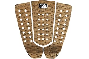 AQUBONA 3 pezzi Stomp Pad Tavola da Surf EVA Traction Pad con 3M adesivo professionale Tail Pad/Si applica a tutte le tavole - Tavole da surf, Shortboard, Longboard, Skimboard/Scelte multiple di colore