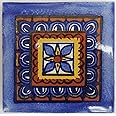 Tumia LAC Ceramic Mexican Tile - 10.5cm- Handmade and Ethically Traded Individual Tile