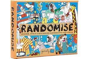 Gamely Randomise : le jeu de fête hilarant et familial de poche, dessin, jeux, décrivez et décidez vous-même comment vous voulez jouer. [Français]