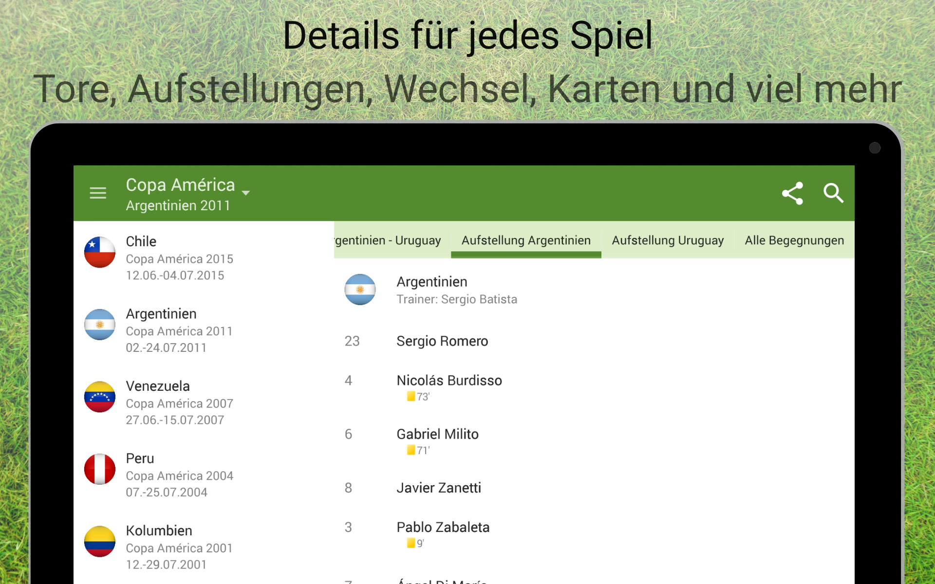 Copa America 2015 Spielplan Amazon De Apps Fur Android