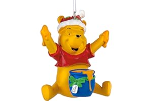 Hallmark Ozdoba Kubuś Puchatek, dekoracja drzewa Kubuś Puchatek, wisząca ozdoba Disneya, świąteczna ozdoba wisząca, prezenty na Boże Narodzenie