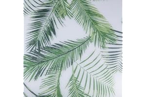 Venilia Folia okienna, statyczna, witrostatyczna folia palmowa, ochrona przed wzrokiem, folia mleczna do kabiny prysznicowej, szklana folia dekoracyjna, przezroczysta, 45 cm x 1,5 m, 200 µm (grubość: