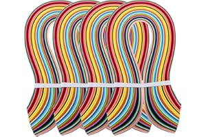 PH PandaHall 1440 Strips 52.5cm Quilling Paper, 36 Colours Quilling Kits for Adults 3mm Paper Star Strips Quilling Butterfly Supplies Craft Gift Cards Bags Picture Frames Scrapbooking