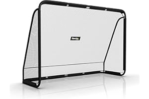 ‎RACETEX Racetex Fussballtore für Garten Kinder und Erwachsene [MODERNES Design] - Fußballtor Kinder mit Stabiler Stahlrahmen Front - Fußballtore Kinder inkl. Edelstahl Erdankern - Fußball Tor