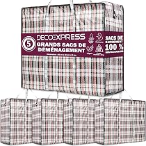 Sac Pour Déménagement Leroy Merlin Drap De Sac Grands Sacs De Rangement De 120 L, Lot De 2 Sacs De Rangement Extra Larges Avec Fermetures U00e9clair Pour Déménagement, Vêtements, Literie, Couettes, Couvertures