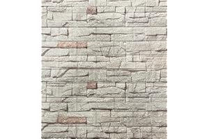 RHP 3D Tapete Wandpaneele Selbstklebend Ziegelstein Wasserdicht Wandaufkleber Tapete Wandpaneele Moderne Wandverkleidung in Steinoptik schnelle & leichte Montage (10 Stück, Creme/Kaffee)