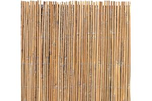 ESTEXO Bambusmatte - Sichtschutzzaun, Gartenzaun, Natur, Bambus, Zaun, Sichtschutz, Windschutz (1,50m x 4,00m)