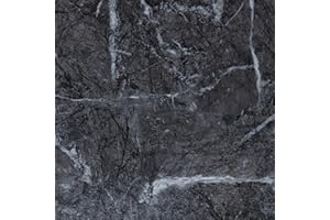 NOVECRAFTO Luxe Marble-Effect Vinyl Floor Tiles - Pack of 60 Pieces Covers 60 ft² (5.57 m²) | 12x12 in (30.5 x 30.5 cm) Self-Adhesive, Waterproof & Easy-to-Install | Ideal Kitchen Floor Stickers