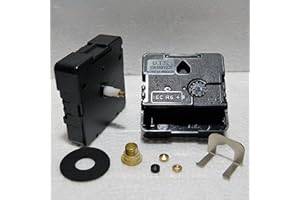 CLOCK SPARE PARTS Mécanisme d'horloge à quartz UTS de rechange, fixation à écrou, longueur de tige 13 mm