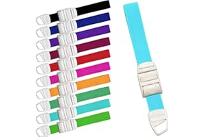 ROLSELEY Garrot Médical De Qualité Sans Latex Avec Boucle A Dégagement Rapide Et Lent Pour Infirmières, Sages-Femmes, Ambulanciers, Phlébotomistes, Médecins Et Etudiants En Médecine (BLEU PÂLE)