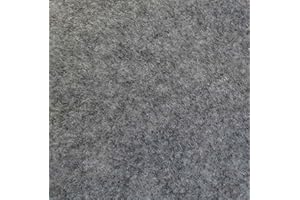 MERTEX Nadelfilz Extra-Flex Meterware Restauration Innenraumverkleidung Instandhaltung Camperausbau 206 cm Breite (206 x 700 cm, Grau)