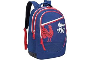 FFR Sac à Dos Scolaire Equipe de France - Collection Officielle XV de France de Rugby