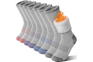 SANDSUCED Kinder Merino Wollsocken Wandersocken Thermosocken Warme Dicke Wintersocken für Jungen Mädchen Winter Sportsocken Kindersocken 4 Paar