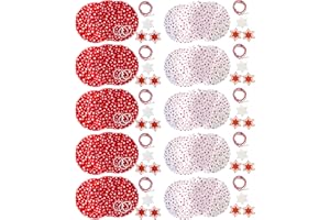 HEKU Fabric covers for preserving jars, fabric, red/white, 22 x 12.8 x 2 cm, 30 units