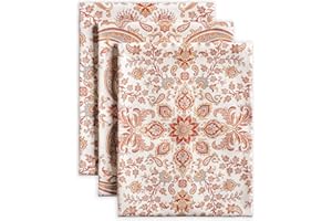 Maison d' Hermine Cachemire - Set di 3 asciugamani da cucina multiuso in 100% cotone, morbidi e assorbenti, strofinacci da bar per Natale e giorno del Ringraziamento (50cm x 70cm)