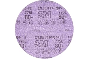 SCOTCH-BRITE 3M 86818 Cubitron II Hookit Filmscheibe 775L, 80+, ungelocht, 125 mm (50-er Pack)