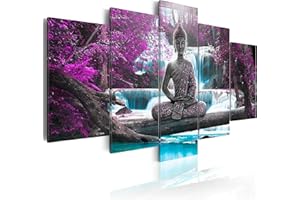 murando c-A-0021-b-n c-A-0021-b-o c-A-0021-b-p Buddha Landscape Nature Waterfall Tree Forest Rose Orange