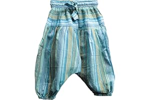 SHOPOHOLIC FASHION Kinder Hippie Boho Bunte Bequeme Lockere Haremshose