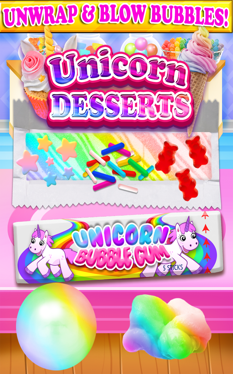 Unicorn Dessert Food Maker Rainbow Cooking Games Kids FREE Amazon.co