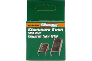 Brüder Mannesmann - Agrafes 8mm - 1000 unités - Art.-Nr.:48411