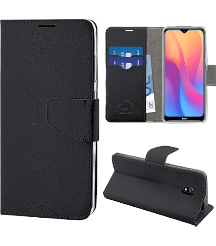 Zchen Cover Portafoglio Per Xiaomi Redmi 8 In Pelle PU - Con Supporto E Chiusura Magnetica, Design Gatto Viola