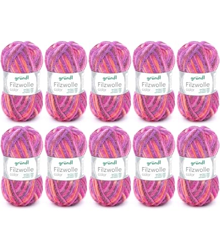 Gründl Felting Wool Uni (vilt, brei- en haakwol, garen 100