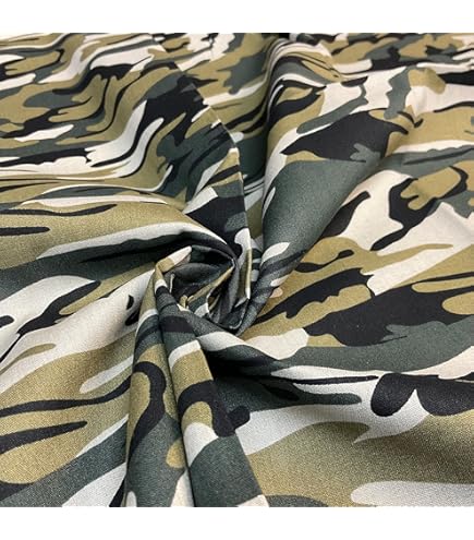 Cotone Spalmato Mimetico Verde | Panini - Foto 12