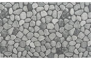 WENKO Tapis en mousse souple Sassia, tapis antidérapant, tapis de douche & tapis de cuisine antisalissant, hygiénique, découpable aux dimensions souhaitées, plastique, 50 x 80 cm, Multicolore