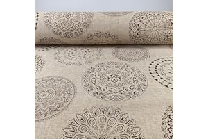 GADETEX Telas por metro loneta (Tatoo Marrón, 0,50x2,80 m)