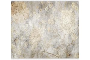 murando Fotomurali adesivi Astratto 441x315 cm carta da parati audoadesiva carta da parati moderna fotomurale carte da parati grigio Natura Fiori come dipinto b-C-0803-a-a