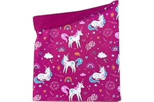 Wollhuhn Kinder Long Loop MAXI – Gefütterter Schlauchschal mit warmem Fleece – Extra langer Winter-Halswärmer für Jungen & Mädchen – Handgemacht in Deutschland