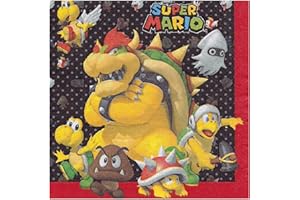 amscan 9901538 Mario Bros Servietten, 20 Stück
