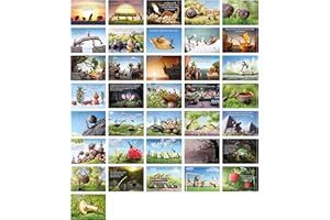 ‎CLEVER POOL Clever Pool Grußkarten 36 Stk. – Postkarten Set mit frechen Ameisen Motiven – starke Sprüche – Postkarten zum Verschenken – vielseitiges Set - hochwertig verarbeitet – schöne Farben – DIN A6