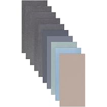 Schleifpapier P2000 – 5 Bögen, 210 X 110 Mm, Nass/trocken Verwendbar, Grau