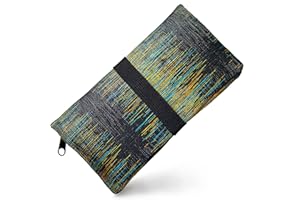 PG MASK GUGGIARI® Blague à Tabac en Tissu Doux avec Compartiments Pratiques pour: Filtres Tips, Papier à Rouler et Briquet – Pochette pour Sachet de Tabac à Rouler de 30/50 g (Etnic Plaid)