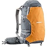 Mantona ElementsPro 40 Profi-Outdoor-Rucksack für DSLR- oder CSC-Kamera orange (inkl. Regenhülle)