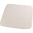 Addis 515058 Microfibre Drying Mat-Cream, Fabric, W:40 x D:45