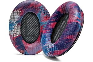 WC Wicked Cushions Wymienne wkładki douszne kompatybilne ze słuchawkami Bose QuietComfort 35 (QC35) & QuietComfort 35ii (QC35ii) i innymi - zwiększony komfort i trwałość | (Speed Racer)