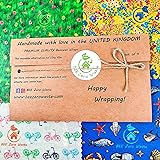 Beeswax Wraps,UK HANDMADE, Random Colours, BEE Zero Waste, GOTS Organic cotton, reusable, washable food storage, British comp